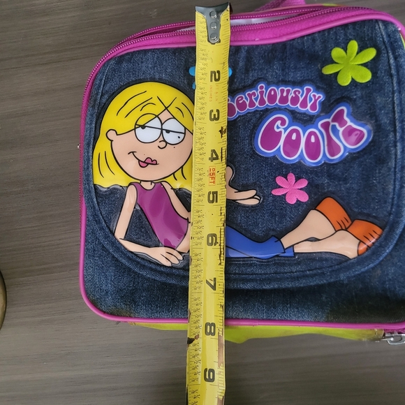 Y2K Lizzie Mcguire Pink Lunch Bag Vintage Lizzie Mcguire Lunch box 8x8 - Picture 12 of 12